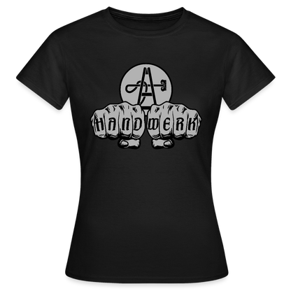 Frauen T-Shirt "Gebäudereiniger" Schwarz Frauen T-Shirt