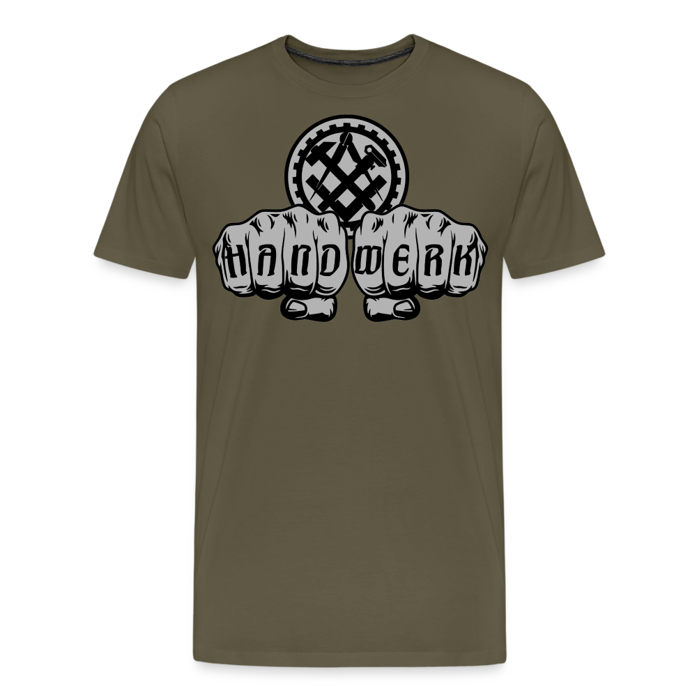Männer Premium T-Shirt "Mechaniker" - Khaki