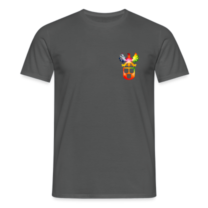 Unisex T-Shirt "Maler" (beidseitig bedruckt) - Anthrazit