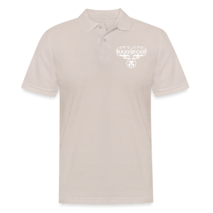 Männer Poloshirt "Metzger" Beige Männer Poloshirt