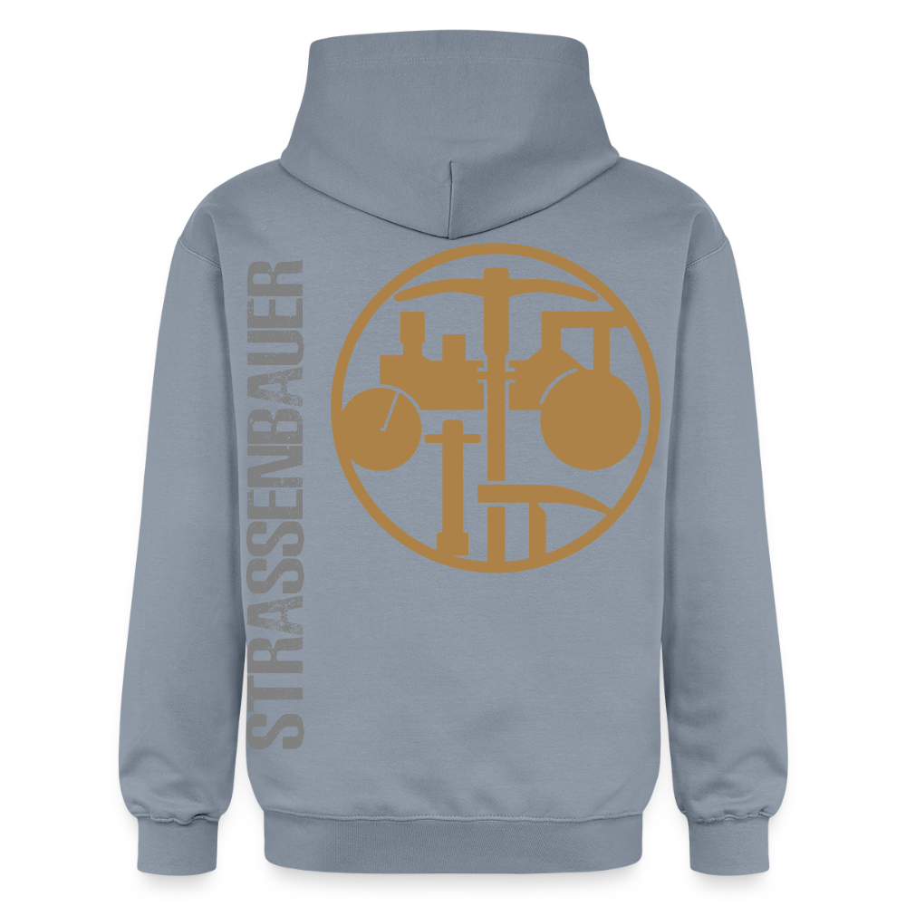 Gildan Unisex Softstyle® "Strassenbauer" Blau Gildan Unisex Softstyle® Midweight Hoodie