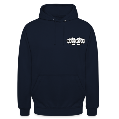 Unisex Hoodie "Drechsler" (beidseitig bedruckt) - Navy