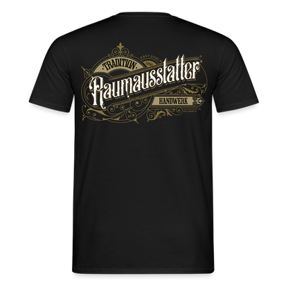 Unisex T-Shirt "Raumausstatter" Nostalgie Handwerk Schwarz Männer T-Shirt