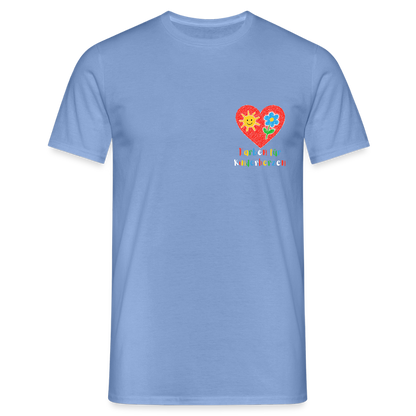 Unisex T-Shirt "Farben für Kinderherzen" (beidseitig bedruckt) carolina blue Männer T-Shirt