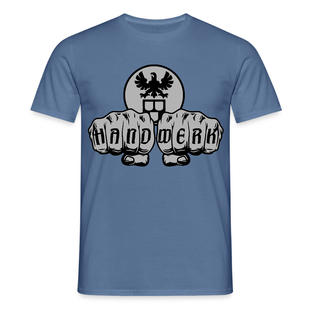 Unisex T-Shirt "Maler" Taubenblau Männer T-Shirt