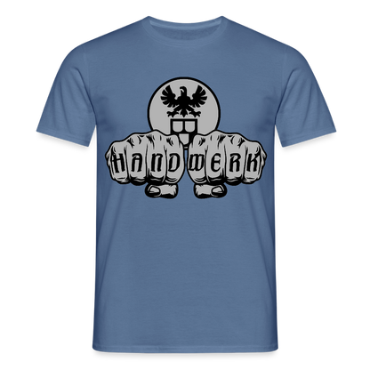 Unisex T-Shirt "Maler" Taubenblau Männer T-Shirt
