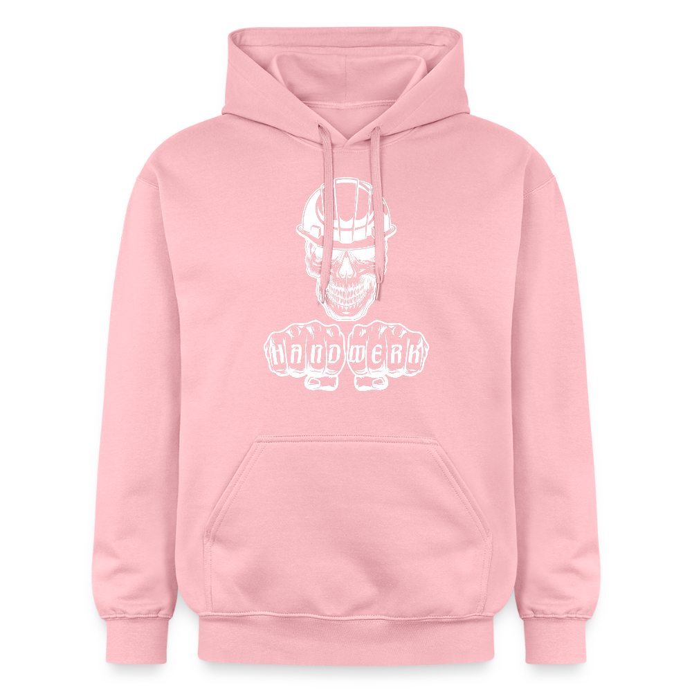 Gildan Unisex Softstyle® "Skull-Helm-Handwerk" Hellrosa Gildan Unisex Softstyle® Midweight Hoodie