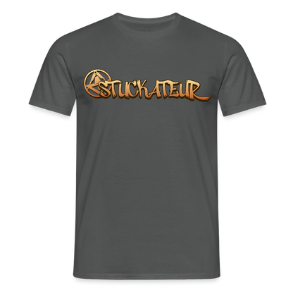 Unisex T-Shirt "Stuckateur" Anthrazit Männer T-Shirt