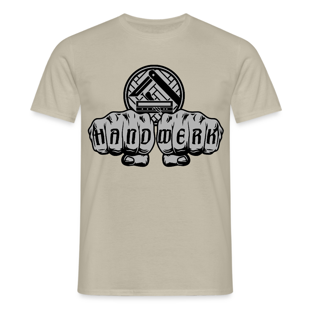 Unisex T-Shirt "Parkettleger" Sandbeige Männer T-Shirt