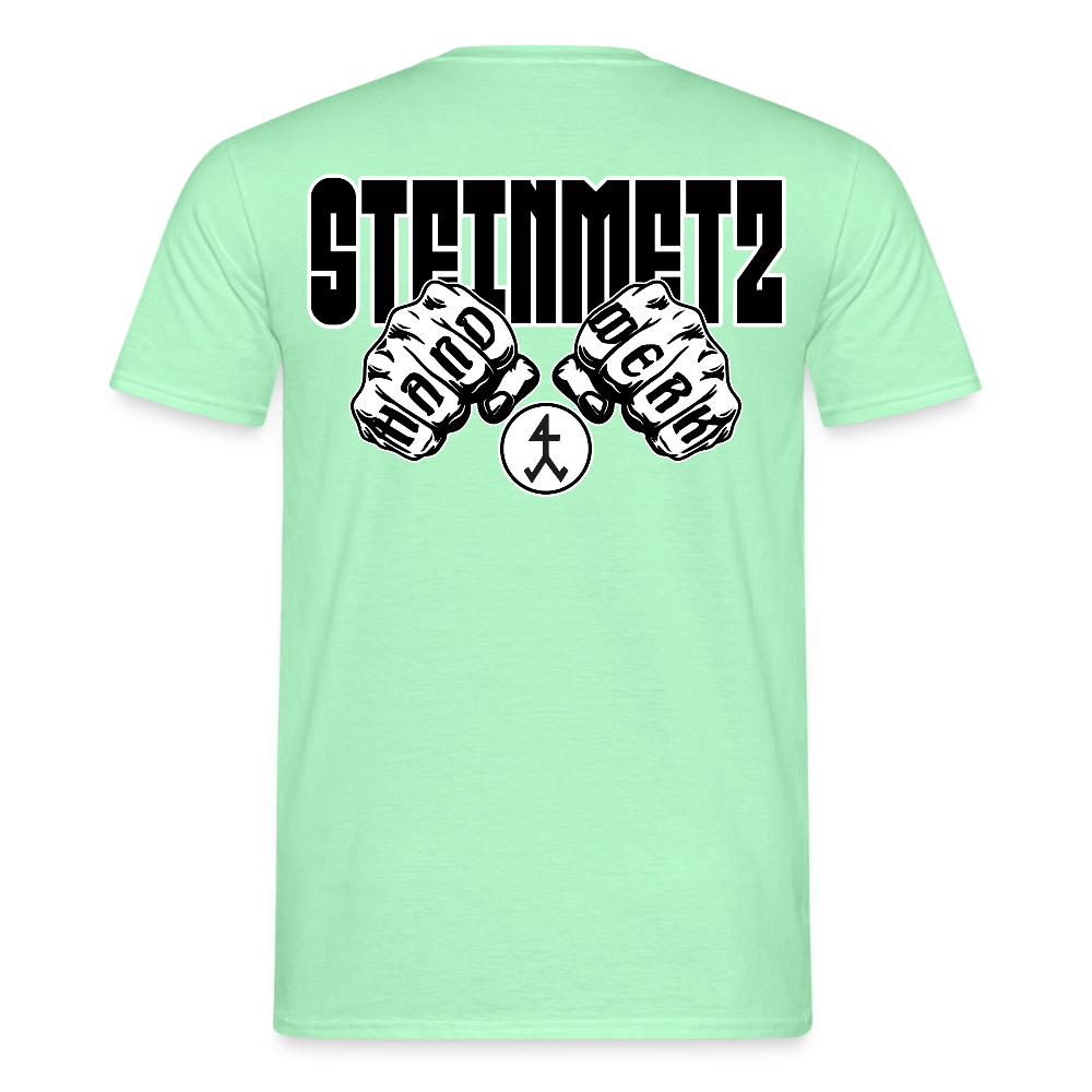 Unisex T-Shirt "Steinmetz" Mintgrün Männer T-Shirt