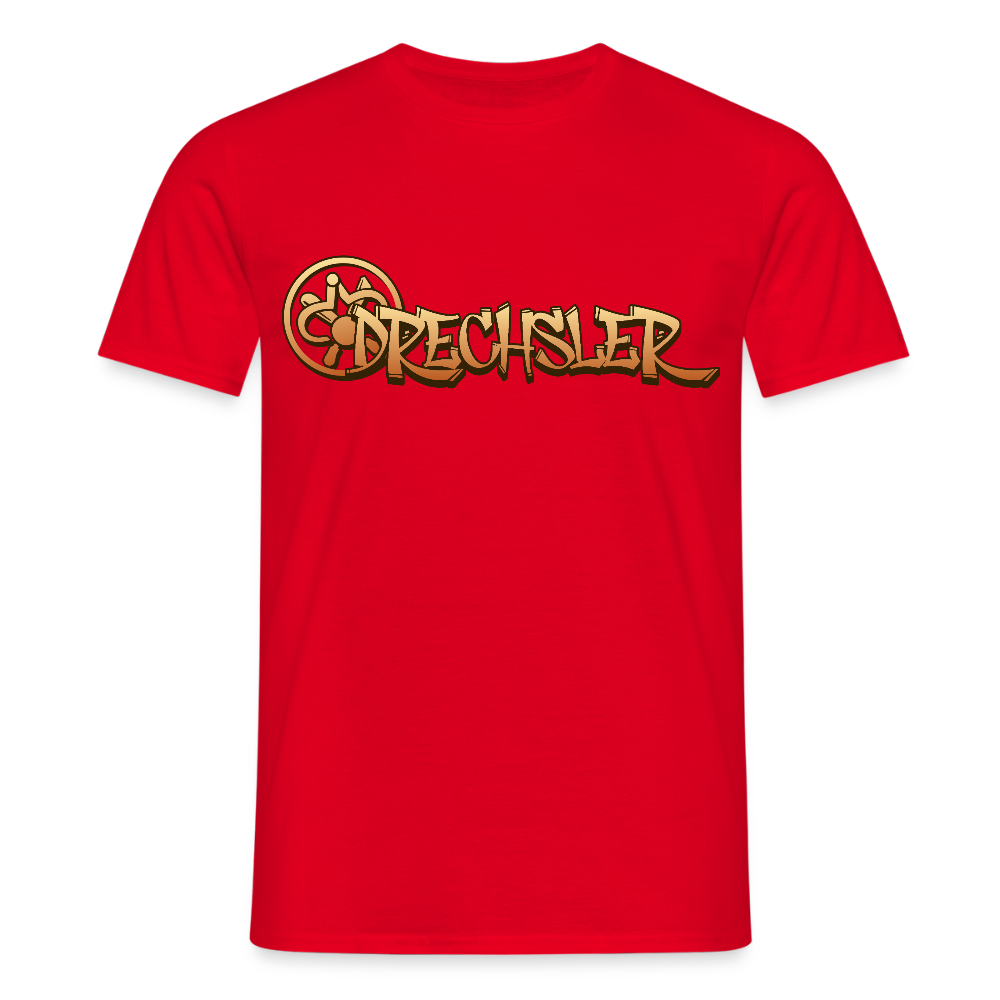 Unisex T-Shirt "Drechsler" Rot Männer T-Shirt