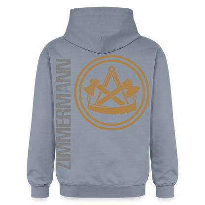Gildan Unisex Softstyle® "Zimmermann" Blau Gildan Unisex Softstyle® Midweight Hoodie