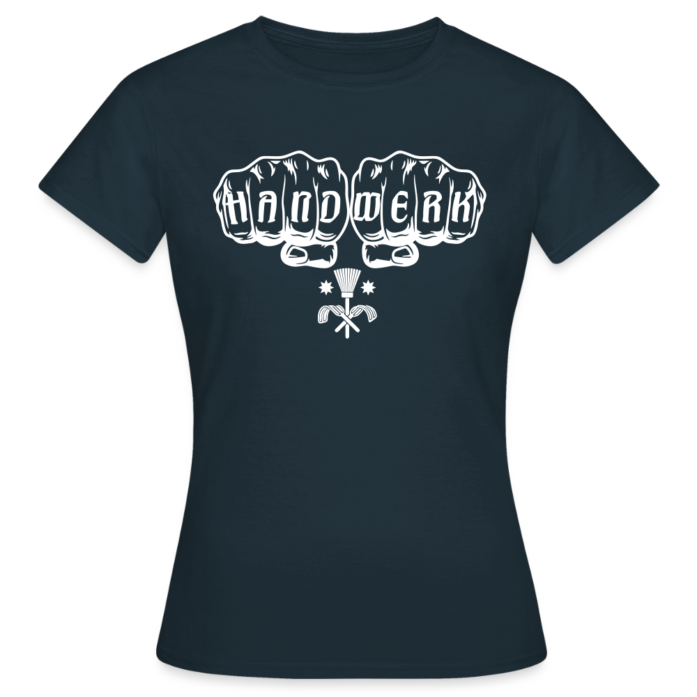 Frauen T-Shirt "Schornsteinfeger" Navy Frauen T-Shirt