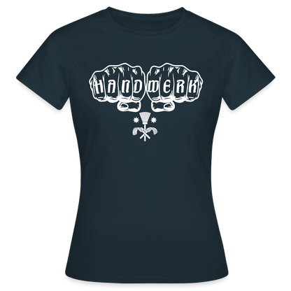 Frauen T-Shirt "Schornsteinfeger" Navy Frauen T-Shirt
