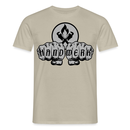Unisex T-Shirt "Heizungsbauer" Sandbeige Männer T-Shirt