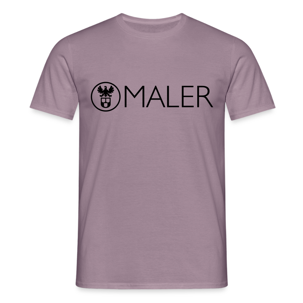 Unisex T-Shirt "Maler" Lilagrau Männer T-Shirt