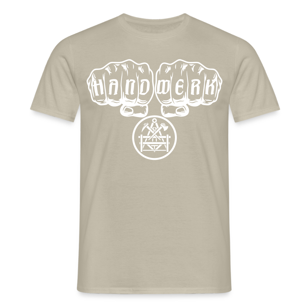 Unisex T-Shirt "Betonbauer" Sandbeige Männer T-Shirt