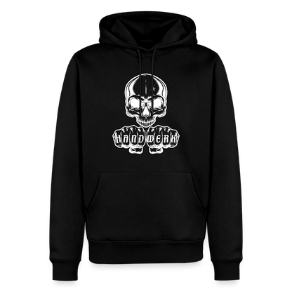 Männer Premium Hoodie "Skull-Handwerk" Schwarz Männer Premium Hoodie