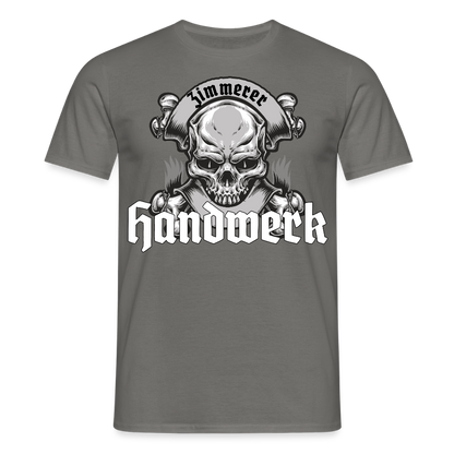 Unisex T-Shirt "Skull-Zimmerer" Graphit Männer T-Shirt