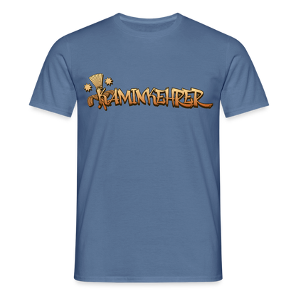 Unisex T-Shirt "Kaminkehrer" Taubenblau Männer T-Shirt