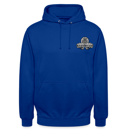 Unisex Standard Hoodie "Betonbauer" beidseitig bedruckt Royalblau Unisex Hoodie