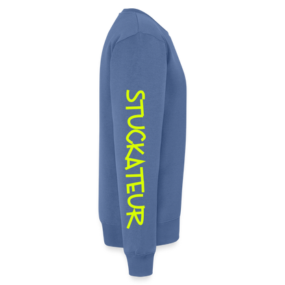 Unisex Premium Pullover "Stuckateur" neongelb Männer Premium Pullover