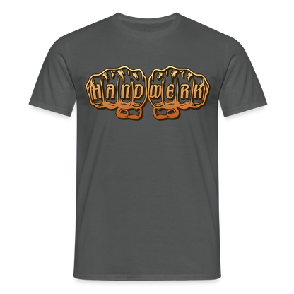 Unisex T-Shirt "Handwerk" Anthrazit Männer T-Shirt