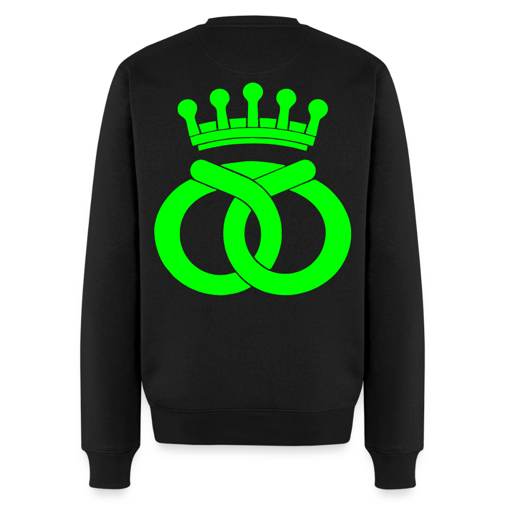 Unisex Premium Pullover "Bäcker" neongrün Schwarz Männer Premium Pullover