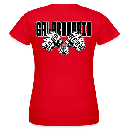 Frauen T-Shirt "GaLaBauerin" (beidseitig bedruckt) Rot Frauen T-Shirt