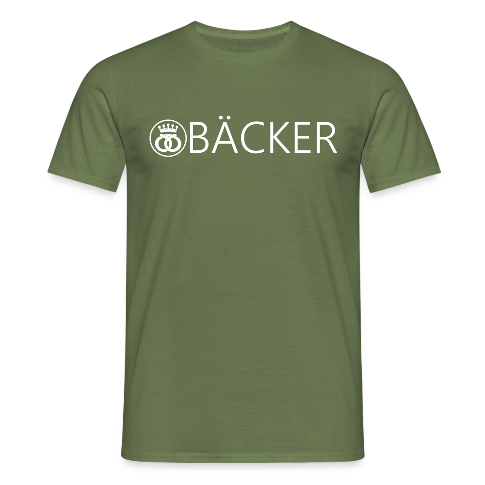 Unisex T-Shirt "Bäcker" Militärgrün Männer T-Shirt