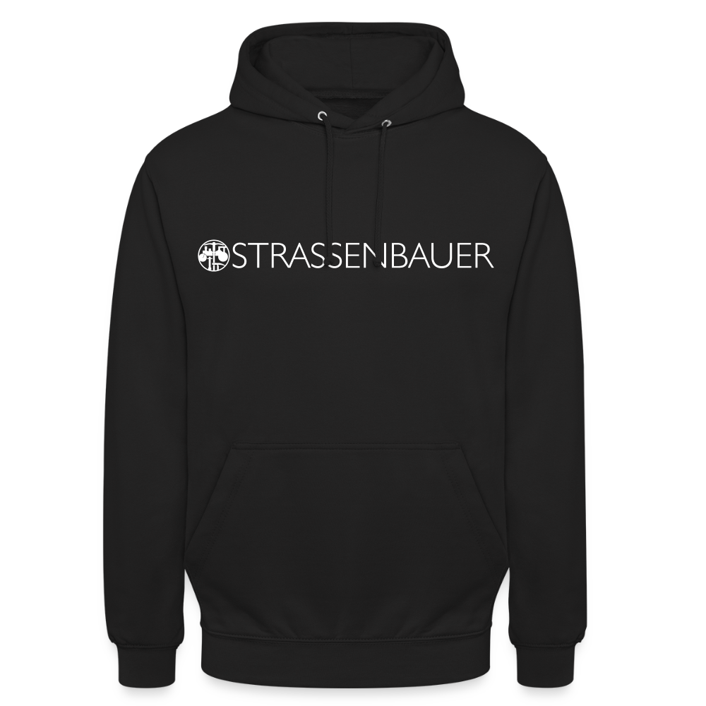 Unisex Hoodie "Strassenbauer" Schwarz Unisex Hoodie