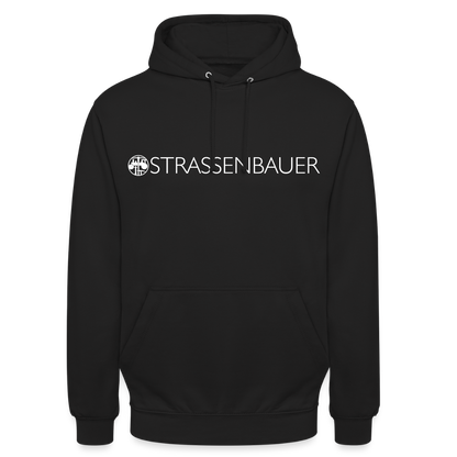 Unisex Hoodie "Strassenbauer" Schwarz Unisex Hoodie