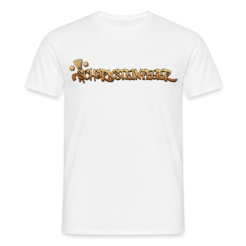 Unisex T-Shirt "Schornsteinfeger" Weiß Männer T-Shirt