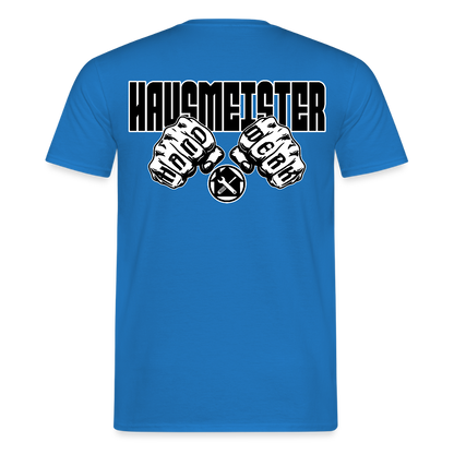 Unisex T-Shirt "Hausmeister" Royalblau Männer T-Shirt