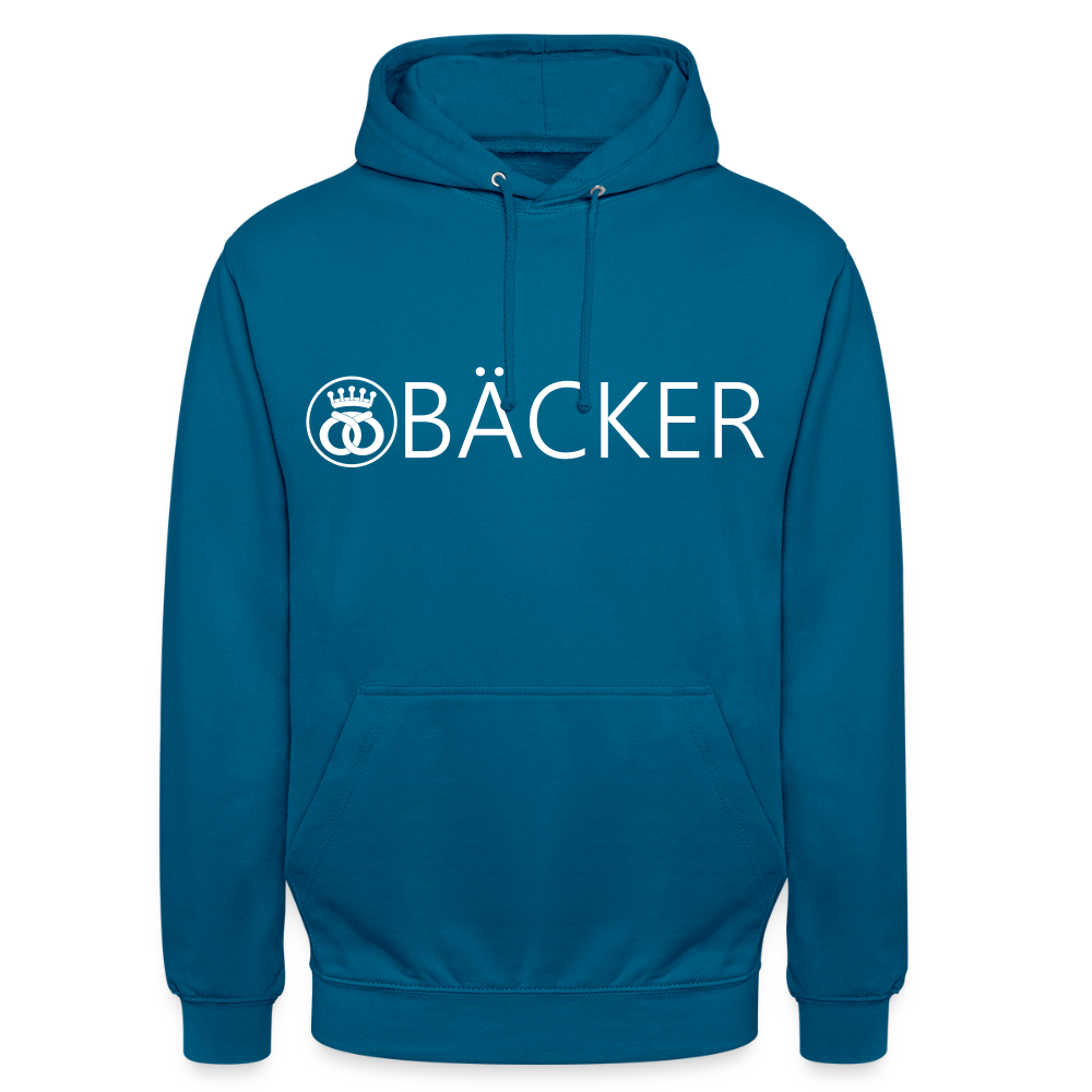 Unisex Hoodie "Bäcker" Tiefseeblau Unisex Hoodie