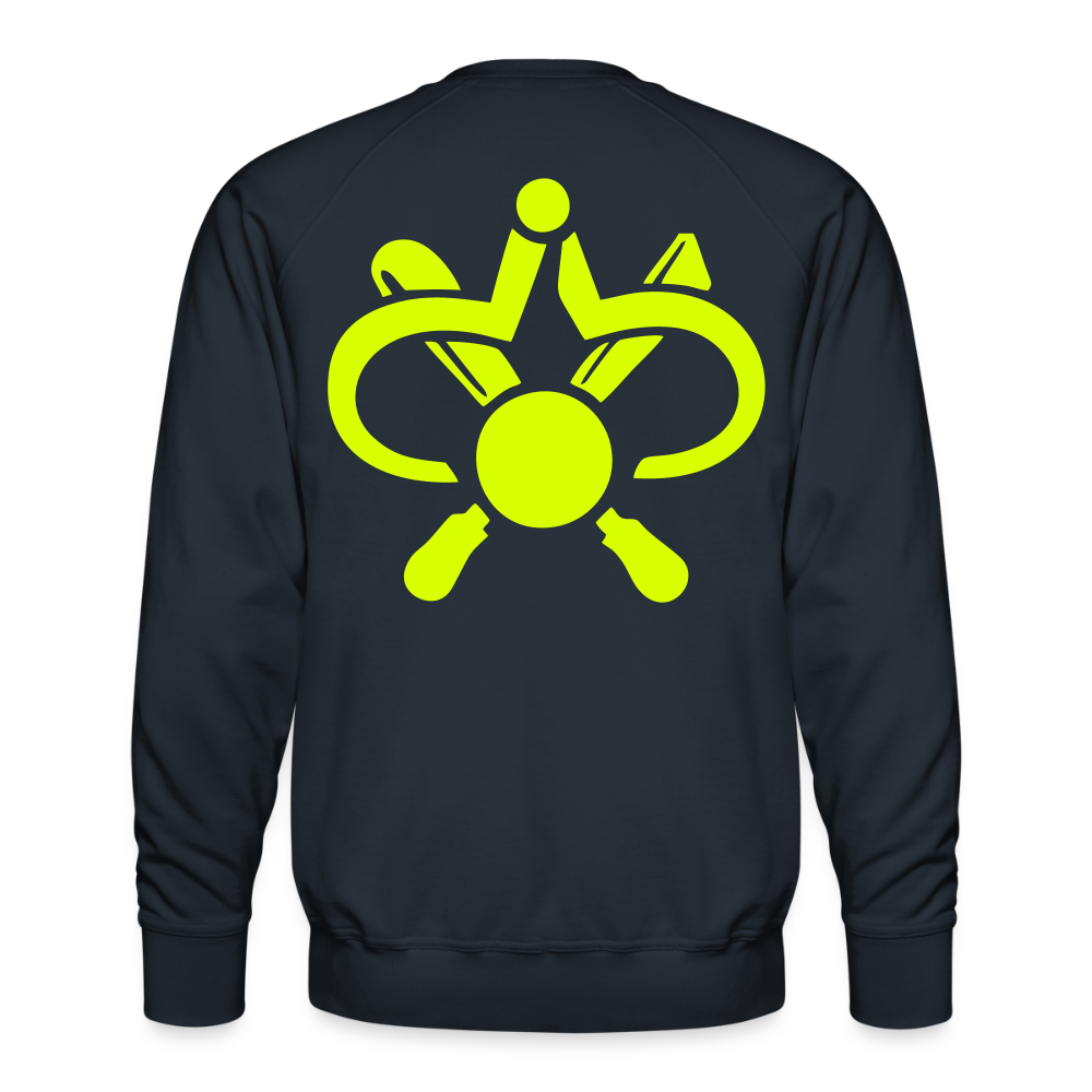 Unisex Premium Pullover "Drechsler" neongelb Männer Premium Pullover