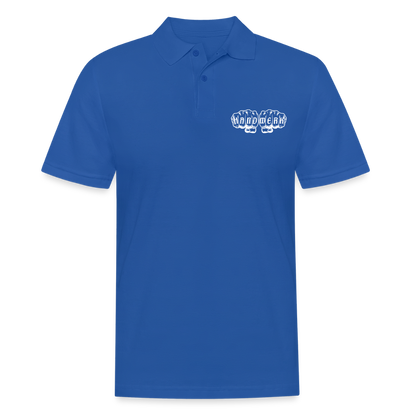 Männer Poloshirt "Handwerk" Royalblau Männer Poloshirt