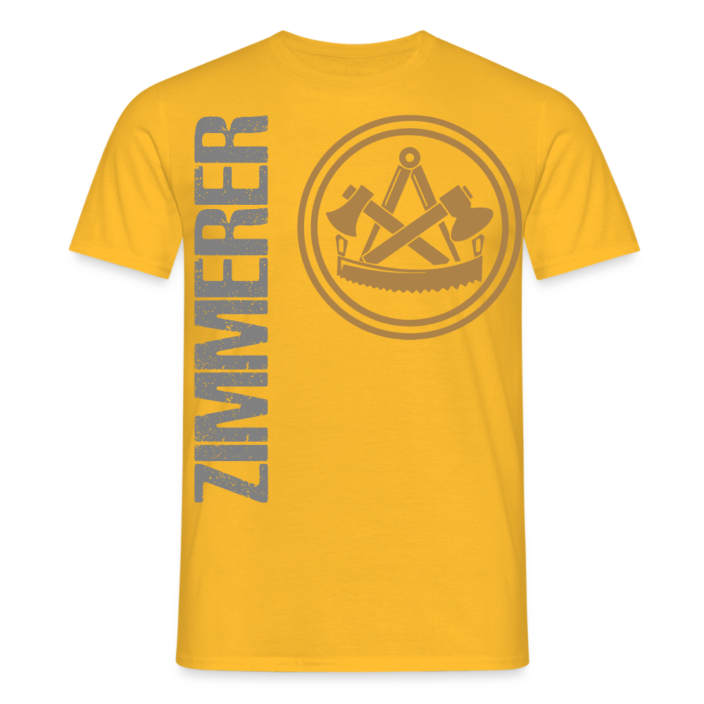 Unisex T-Shirt "Zimmerer" Gelb Männer T-Shirt
