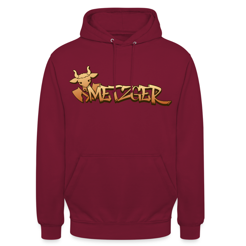 Unisex Hoodie "Metzger" Bordeaux Unisex Hoodie