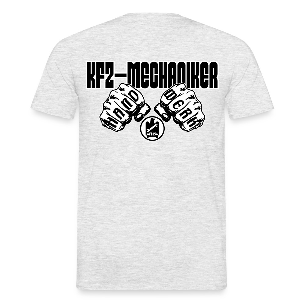 Unisex T-Shirt "KFZ-Mechaniker" von Spreadconnect, bequemes Männer T-Shirt mit mechanischem Design, aus weichem Baumwollstoff.