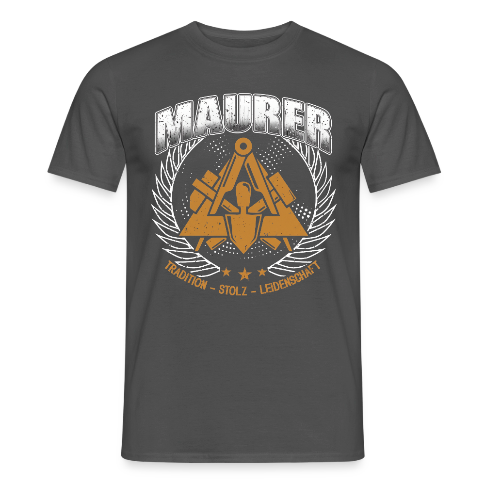 Unisex Maurer T-Shirt von Spreadconnect, bequemes Männer T-Shirt mit traditionellem Design, sichtbar in der Abbildung