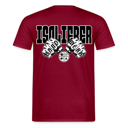 Unisex T-Shirt "Isolierer" Ziegelrot Männer T-Shirt