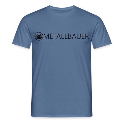 Unisex T-Shirt "Metallbauer" Taubenblau Männer T-Shirt
