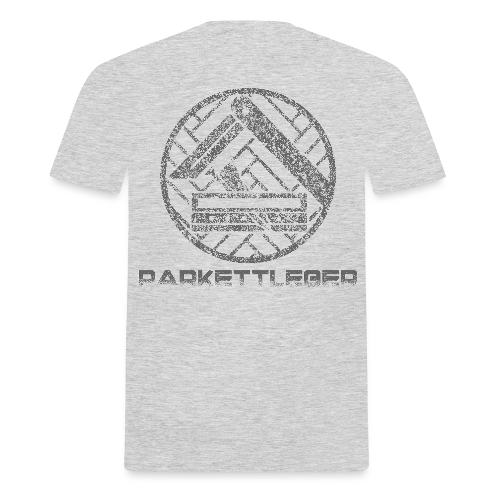 Unisex T-Shirt "Parkettleger" Grau meliert Männer T-Shirt