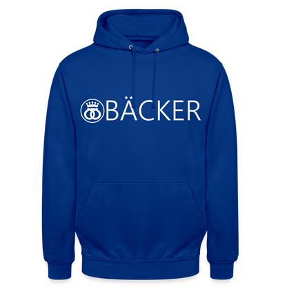 Unisex Hoodie "Bäcker" Royalblau Unisex Hoodie