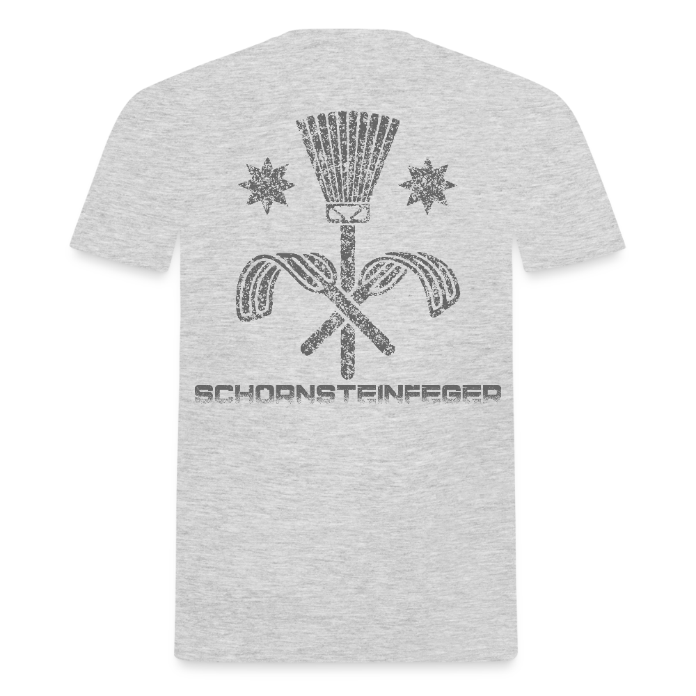 Unisex T-Shirt "Schornsteinfeger" Grau meliert Männer T-Shirt