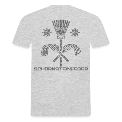 Unisex T-Shirt "Schornsteinfeger" Grau meliert Männer T-Shirt