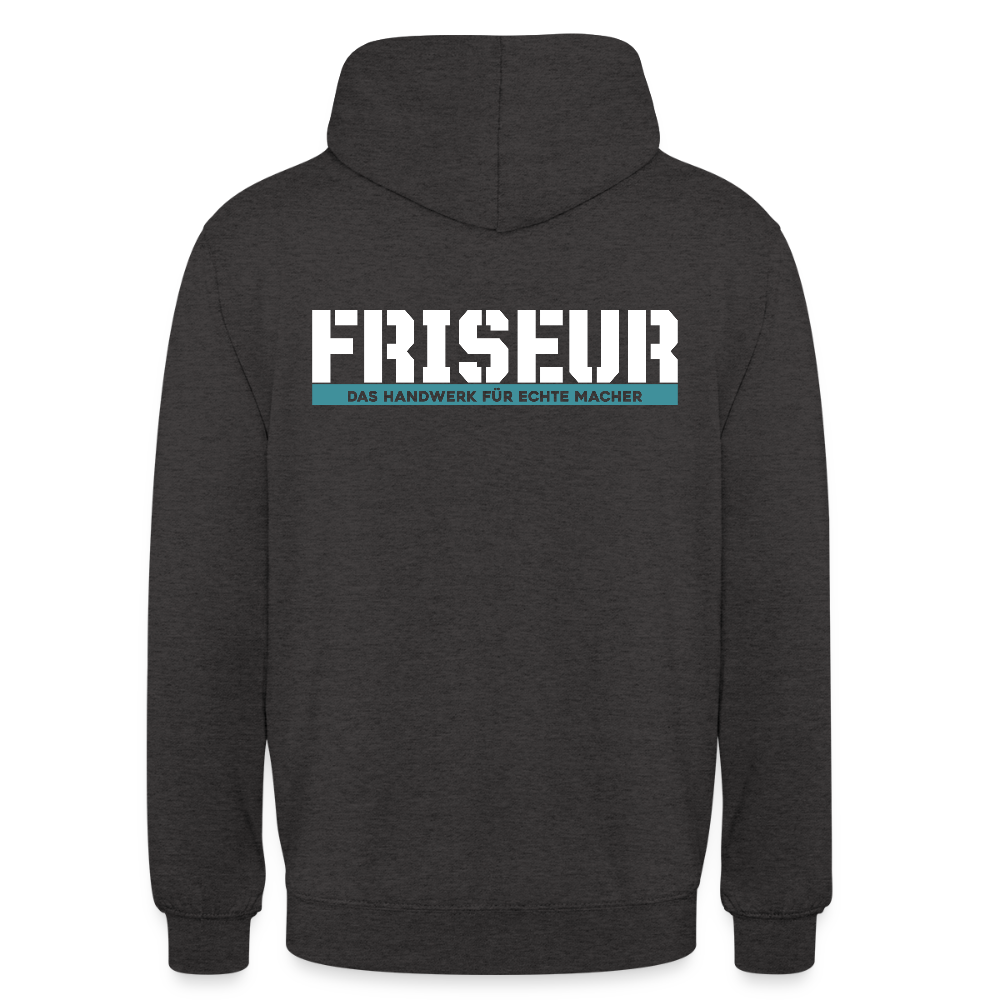 Unisex Hoodie HW-300 | MACHER "Friseur" Anthrazit Unisex Hoodie {{ color }}