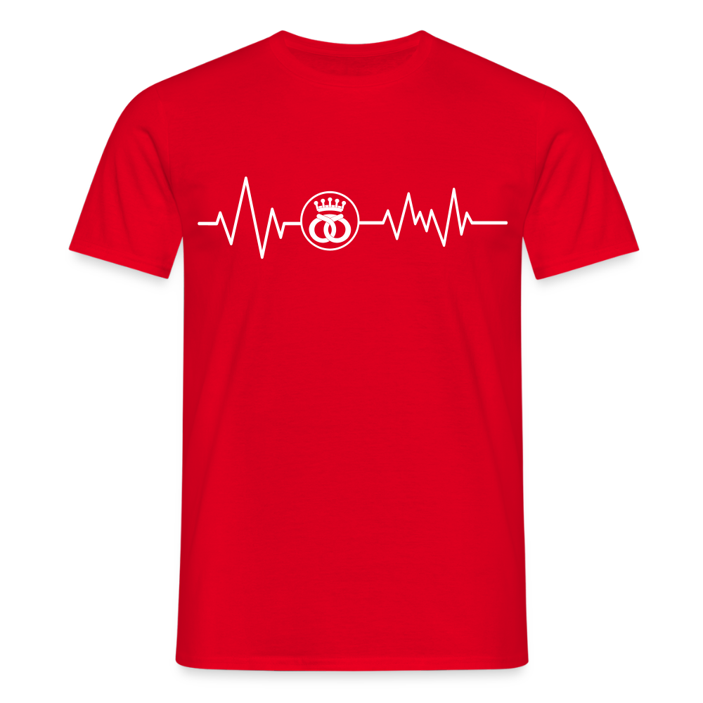 Unisex T-Shirt "Bäcker" Rot Männer T-Shirt
