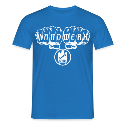 Unisex T-Shirt "KFZ-Mechaniker" Royalblau Männer T-Shirt